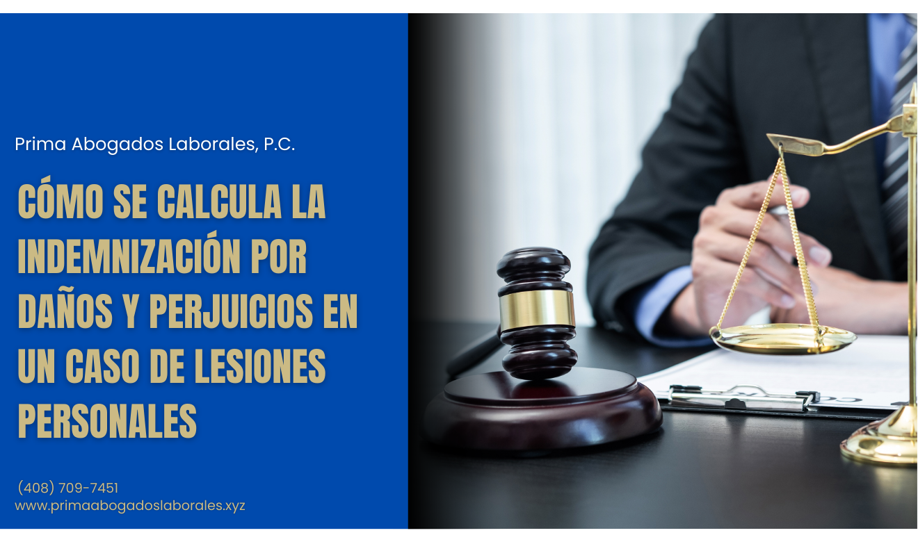 cómo calcular compensación por lesiones personales