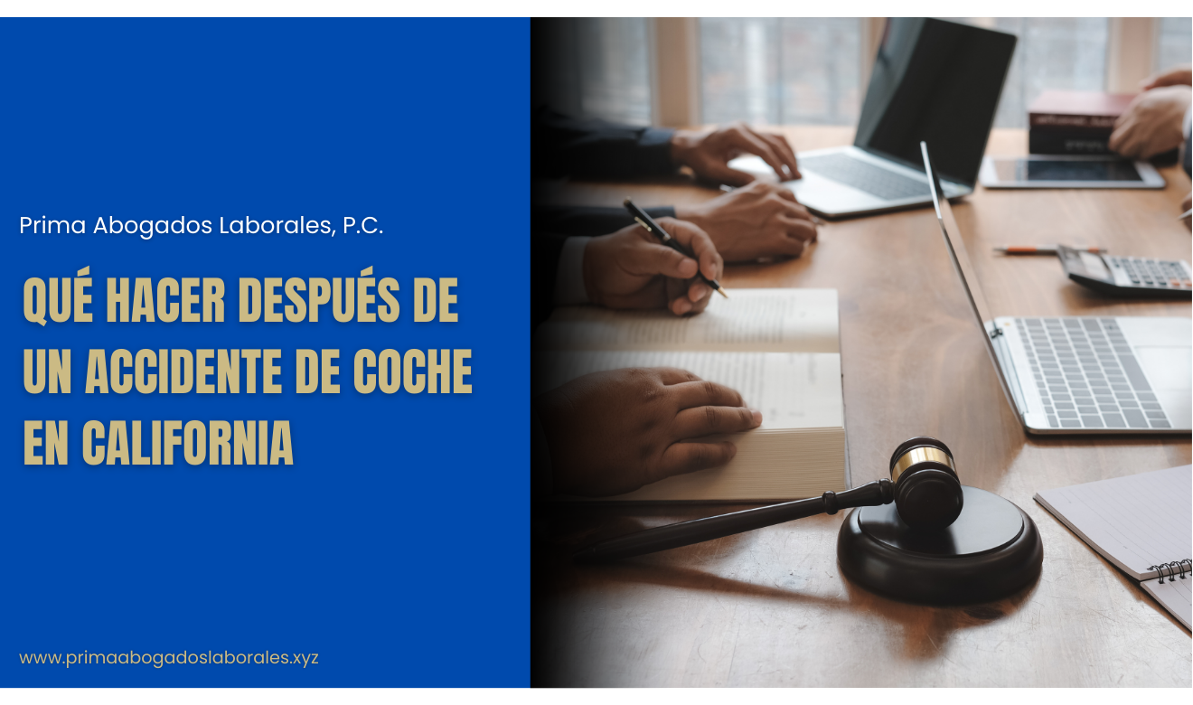 qué hacer después de un accidente