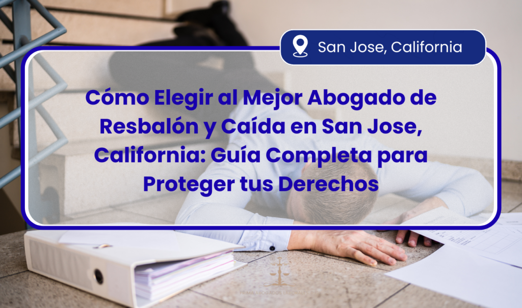 abogado de resbalón y caída en San Jose