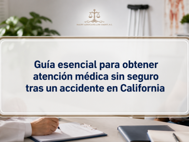 Guía esencial para obtener atención médica sin seguro tras un accidente en California